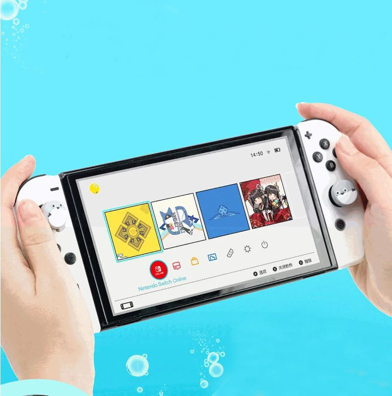 Силиконовая мягкая ручка-колпачок для джойстика Nintendo Switch Oled/Lite Joy-con