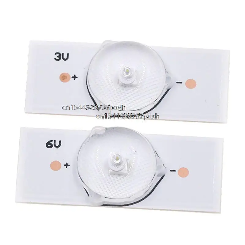 10 шт. светодиодные лампы 3 в SMD с оптической линзой для ремонта телевизоров 32-65