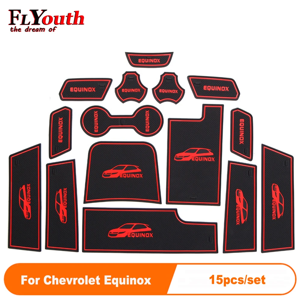 

15 шт./комплект, Противоскользящие коврики для дверных ворот Chevrolet Equinox