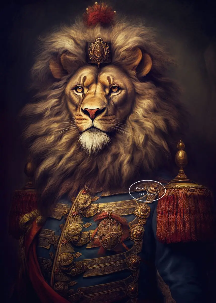 

Печать на холсте "Животные головы"