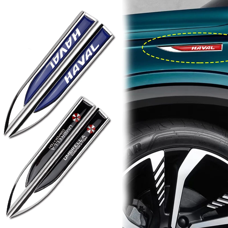 

2pcs Car Body Fender Side Emblems 3D Stickers for Nismo R34 Gtr Watch Tiida Teana Skyline R32 Juke X-trail Almera Accessories