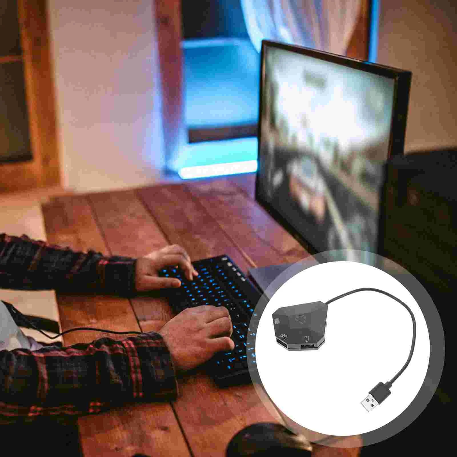 

Adapter Keyboardconverter Game Controller Gamepad Gaming Usbconsole Supply Portable Accessories