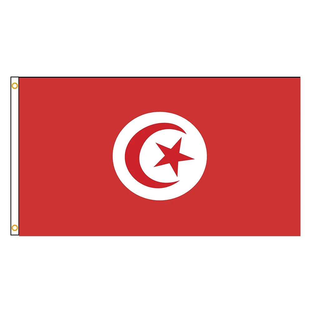

90x150 см Тунис баннер Национальный Тунис флаг для украшения