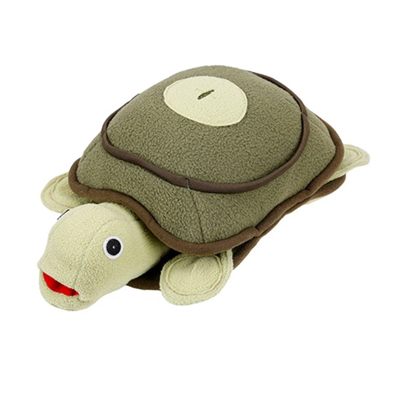 

Dog Plush Toy Snuffle Mat Stuffed Treat Dispensing Turtle Interactive Chew Toys Relieving Stress Improving Health