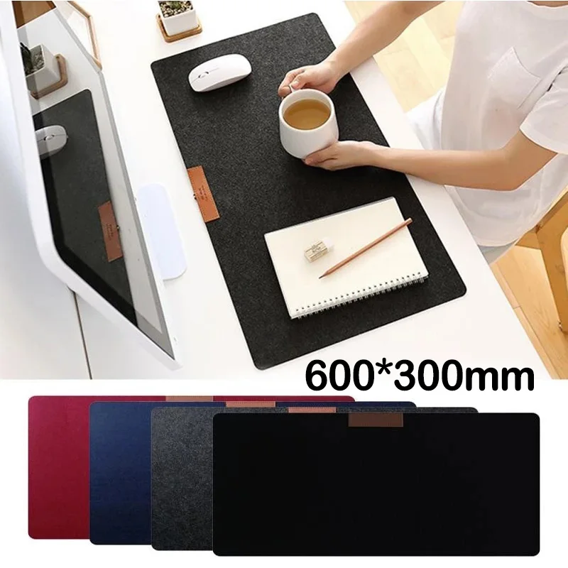 

Office Gamer Big 600*300mm Pad Desk Keyboard Laptop Mouse Felt Table Mat Mat Non-slip Large Mat Cushion Computer Desk Mousepad