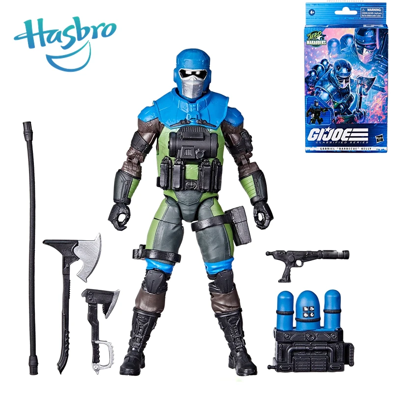 

【Pre-Order】2023/04/1 Hasbro G.I. Joe Classified Series Mad Marauders Gabriel “Barbecue” Kelly Figur Collectible Toys F4030
