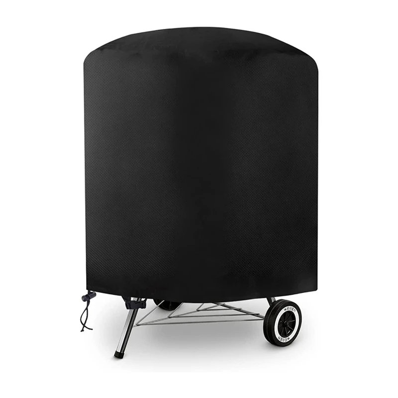 

Маленький чехол для гриля, водонепроницаемый чехол для барбекю из Оксфордской ткани 210D, круглый чехол для барбекю с защитой от ветра и пыли