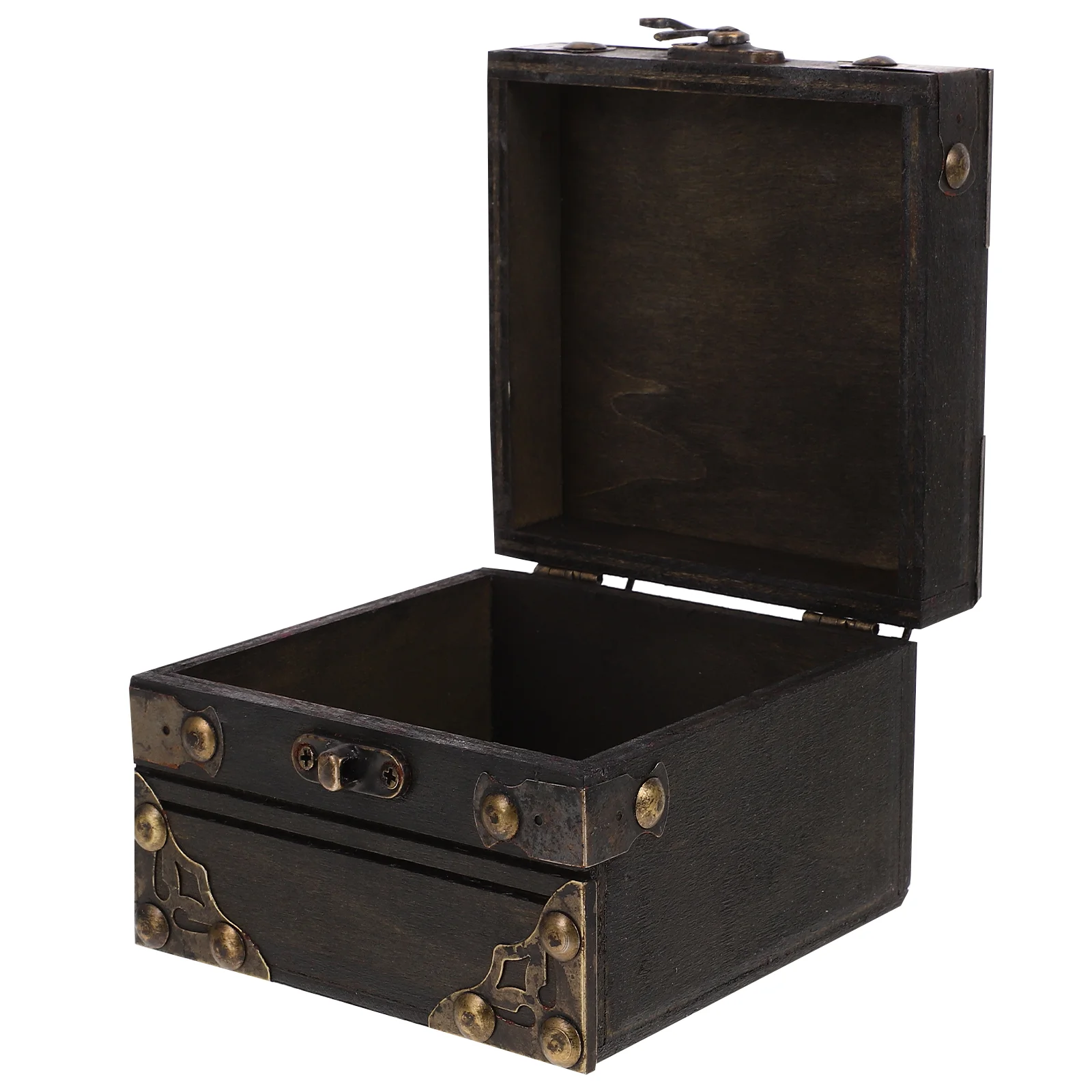 

Wooden Jewelry Vintage Storage Box Trinket Box Keepsakes Treasure Box