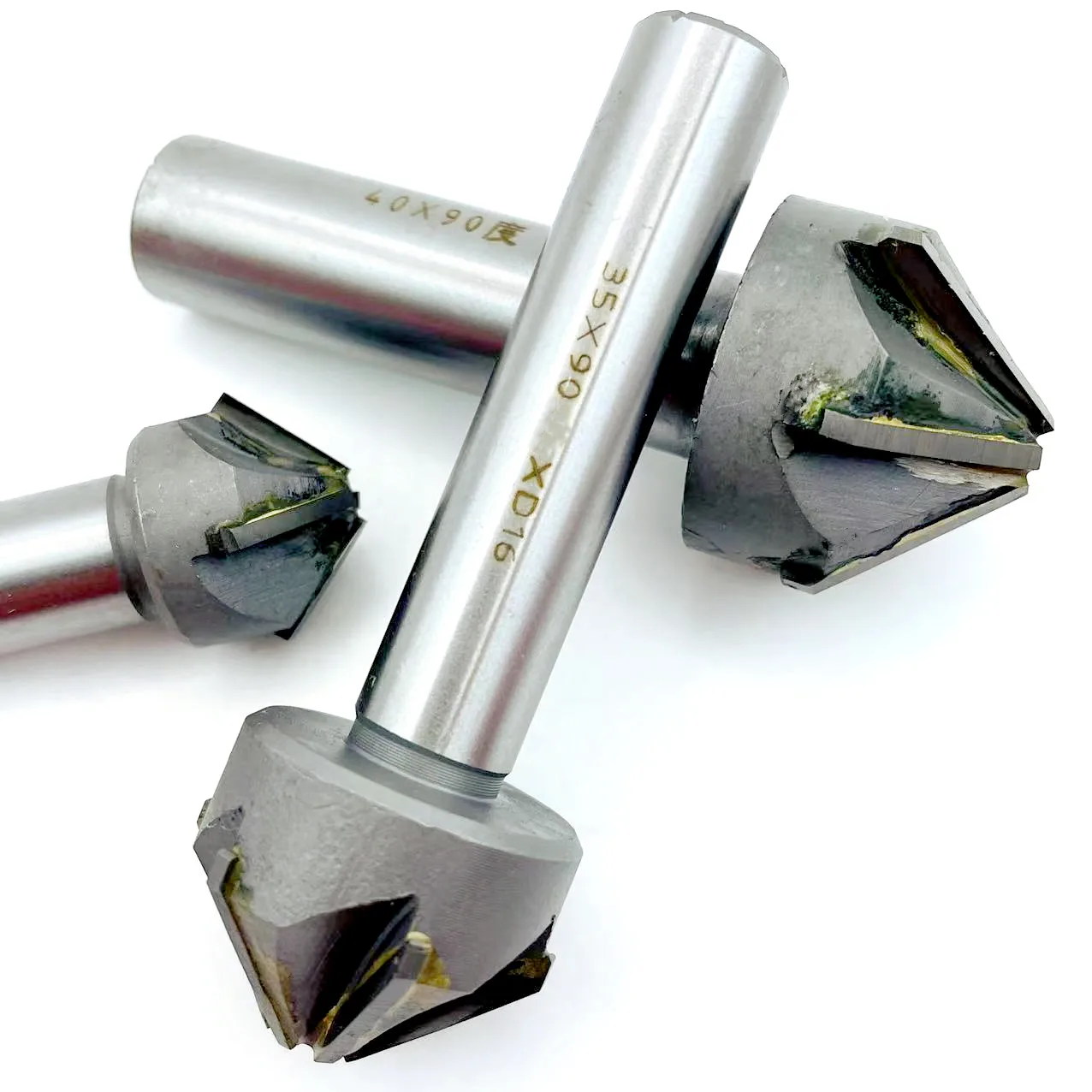 60 90 градусов сверло для зенковки с твердосплавным припоем TCT прямая ручка фаска