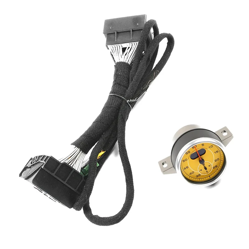 

Консоль для приборной панели, секундомер, таймер для Porsche- Macan Cayenne Panamera 911 Boxster Cayman 718, желтая