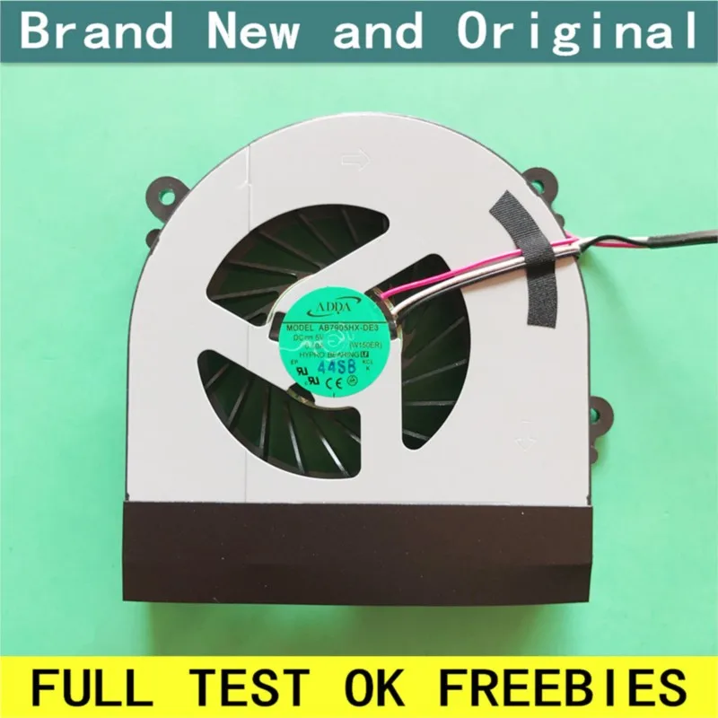 New laptop CPU cooling fan Cooler Notebook Fit for Hasee Clevo W150 W150er W350 6-23-AW15E-011 6-31-W370S-101 Laptops Fans