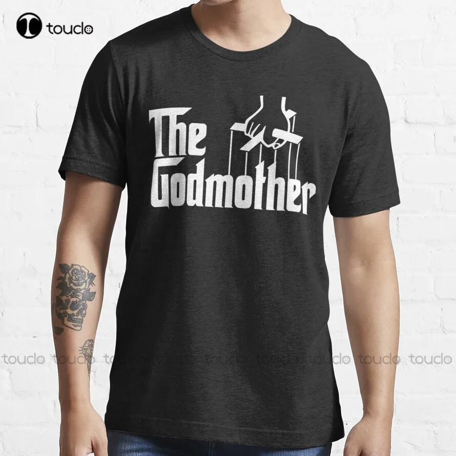 The Godmother Trending T-Shirt Gym Shirts Men Fashion Creative Leisure Funny T Shirts Outdoor Simple Vintag Casual T Shirts Tee