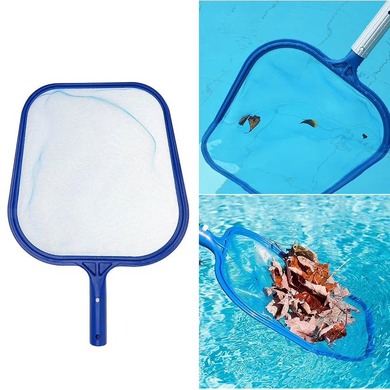 

Hot Tub Cleaner tool Professional Lightweight Mesh Frame Net Durable Blue Swimming Pool Spa Leaf Trash Net Skimmer Rake