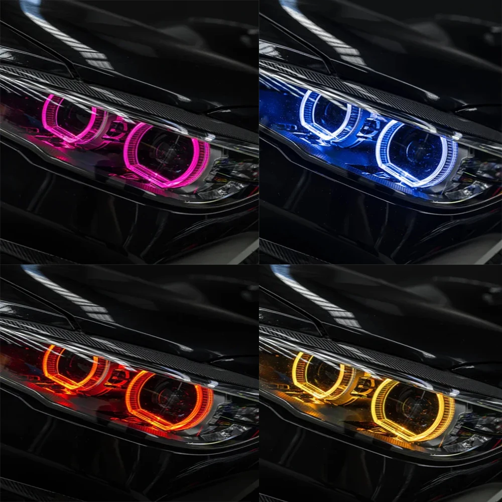 Многоцветные светодиодные платы RGB для BMW F20 F21 LCI серии 1 модуль Angel Eyes RGBW DRL 63117428425