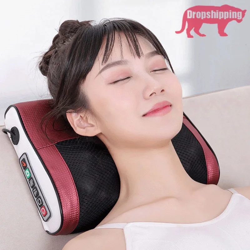 

Электрическая массажная подушка 6Key, массажер для шеи и плеч, релаксация шейного отдела позвоночника, массажер для здоровья, многофункциональное устройство для шиацу