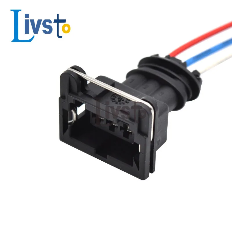 1 компл., 3-контактный водонепроницаемый разъем для автомобильного провода EV1, гнездовой разъем топливного инжектора для Denon 282191-1