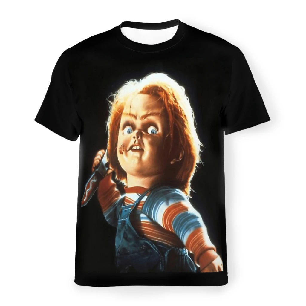 

Стильная мужская футболка из полиэстера, с круглым вырезом