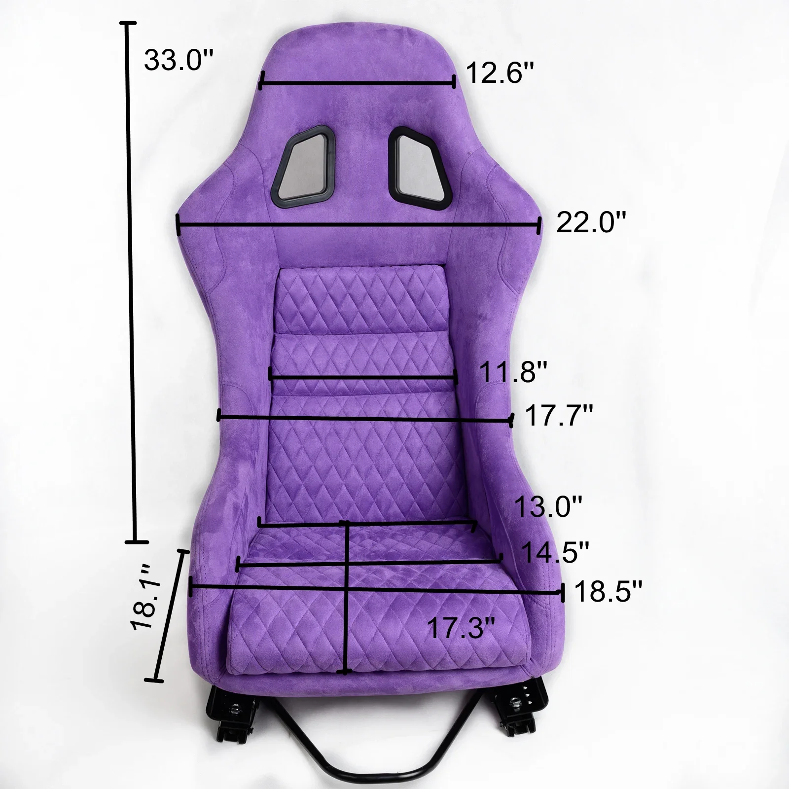 JIABEIR 1022BB Регулируемый фиолетовый красочный блестящий задний спортивный