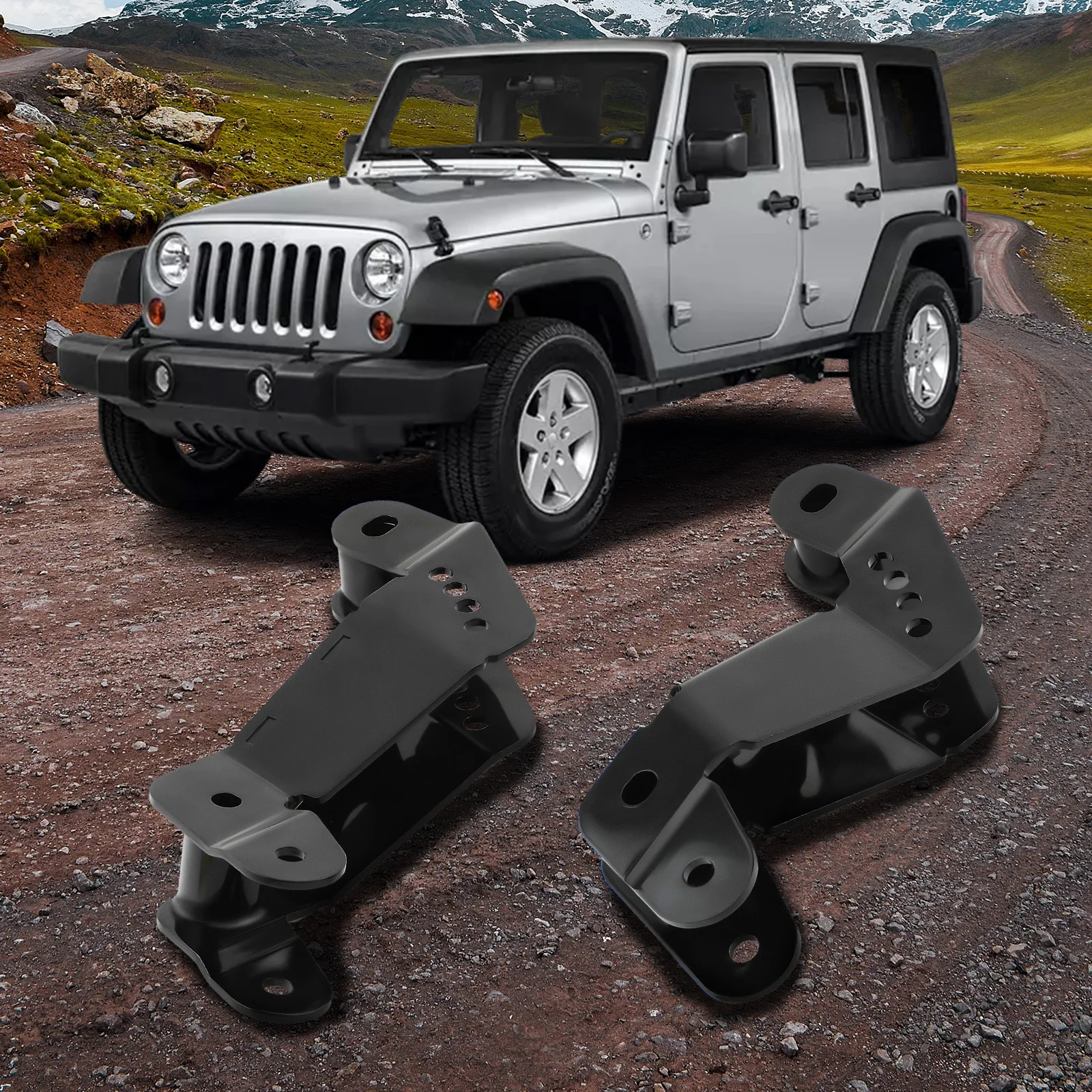 

Коррекционный кронштейн переднего рычага управления для Jeep Wrangler JK/JKU 2007-2018 гг.