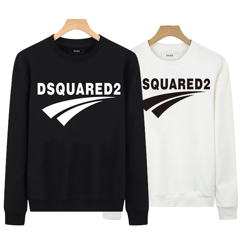 

Новинка 2022, мужские пуловеры с принтом, свитшоты, итальянский бренд Dsquared2, мужская толстовка с капюшоном, мужская повседневная Свободная Тол...