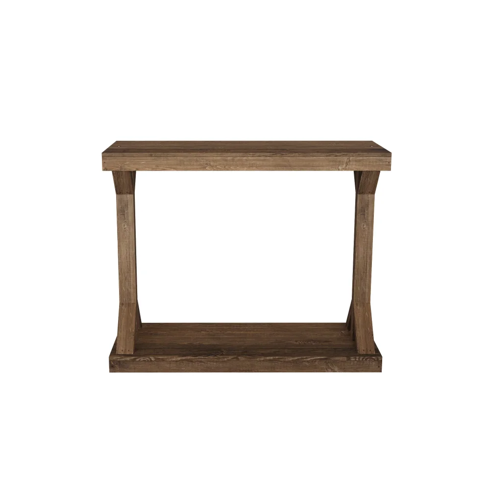 

Classic Barb Pedestal Contemporary Solid Wood Console Table,