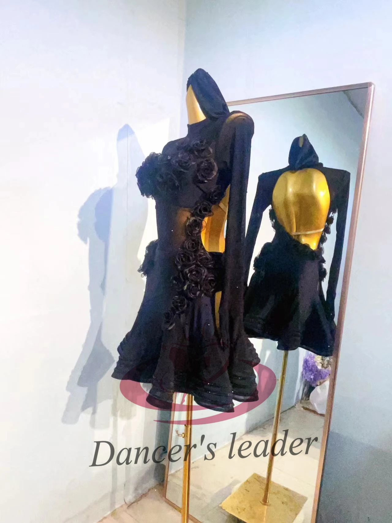 Профессиональное платье для латиноамериканских танцев высококачественное