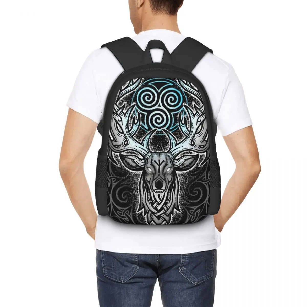 Legend Of The White Stag Backpack for Girls Boys Travel RucksackBackpacks for Teenage school bag