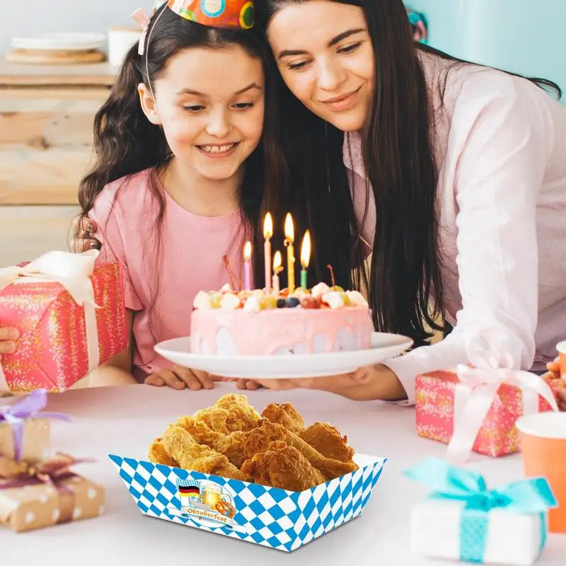 Коробка для закусок Октоберфест сувенирная упаковка немецкая тема сладости