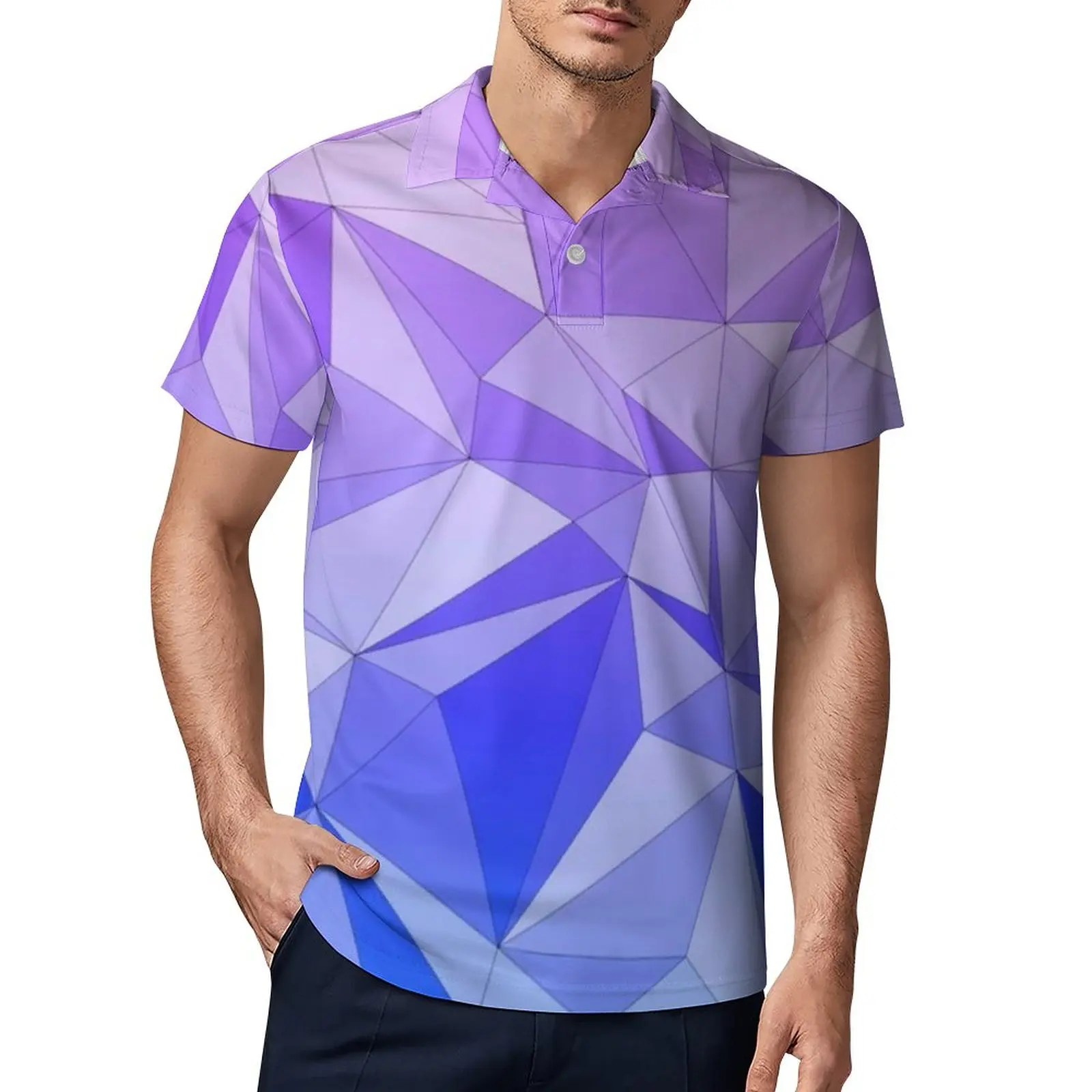 

Футболка-поло мужская треугольная, двухцветная Повседневная рубашка-поло, короткий рукав, уличная одежда, большие размеры, на лето