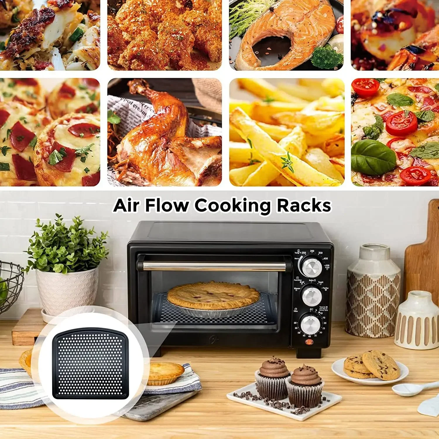 Поднос для приготовления пищи Instant Vortex Innsky Chefman фритюрница с воздушной обжаркой