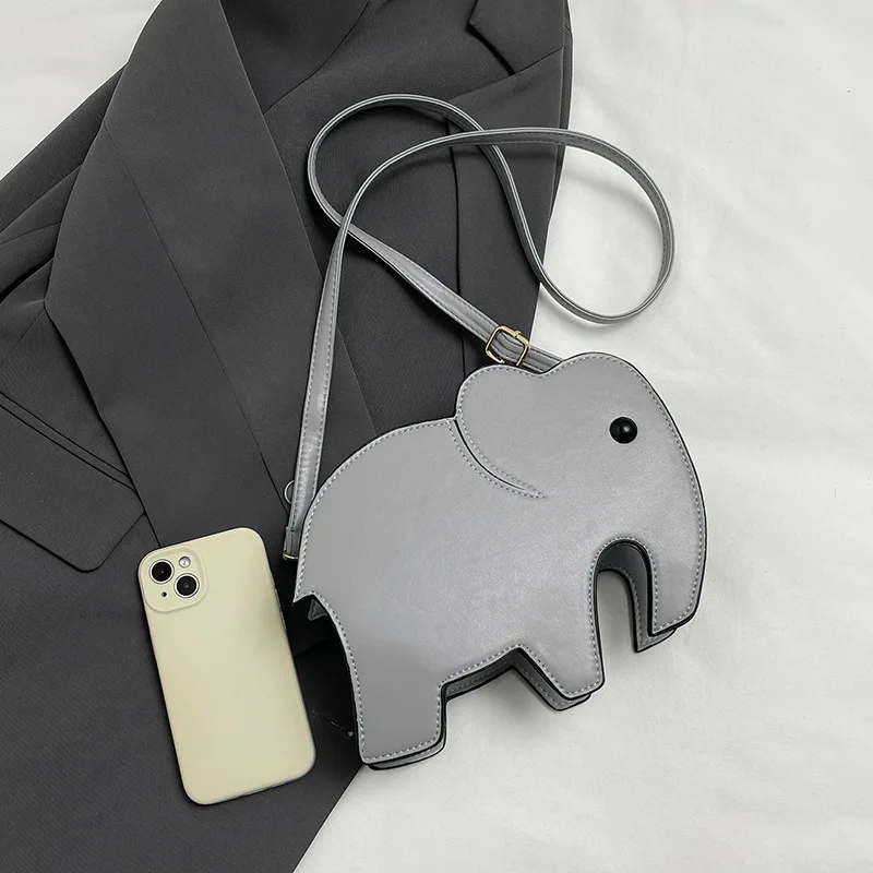 Lawaia Bat Bag Pu Сумки с мультяшным слоном Хэллоуин Летучие мыши 1 шт. Нишевая текстура