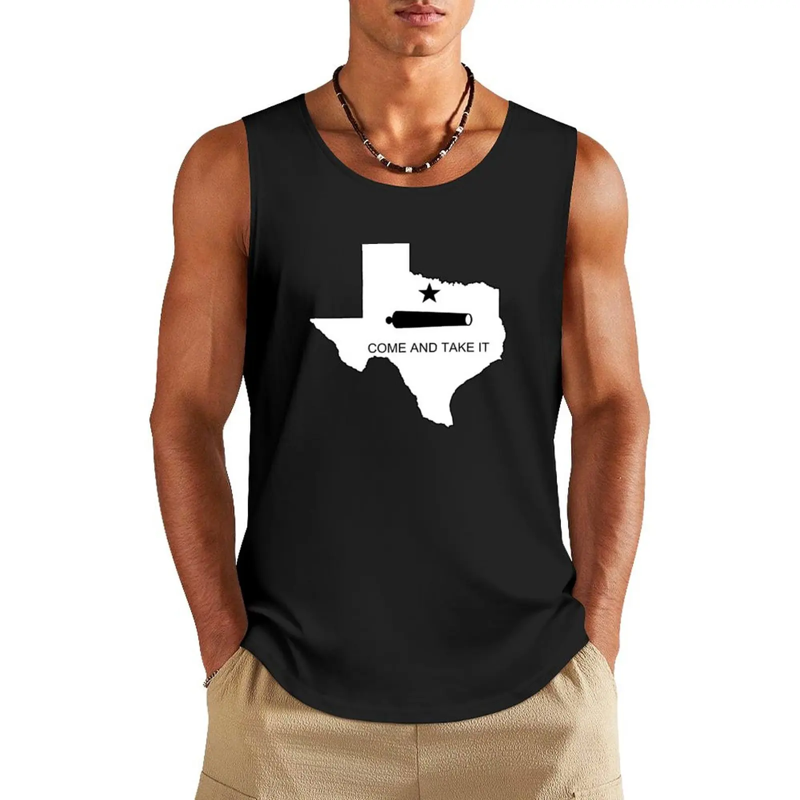 Мужская майка без рукавов Come and Take It State of Texas Pro Gun 2A