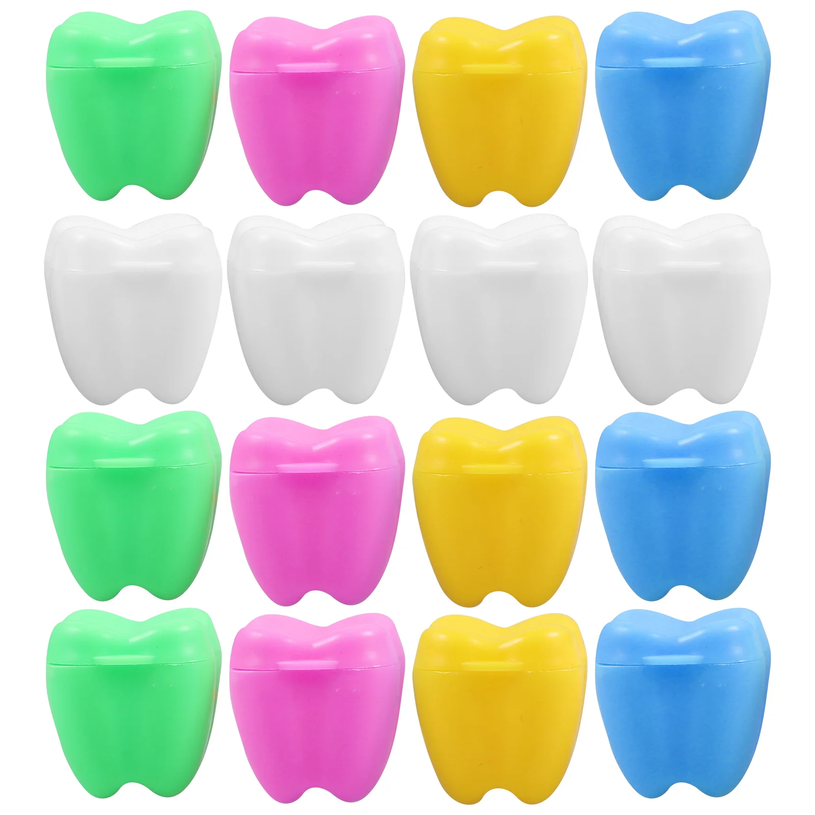 

12 Pcs Baby Teeth Storage Box Memorial Gift Tooth Container Deciduous Keepsake Case Toddler Plastic Newborn Infant Lost