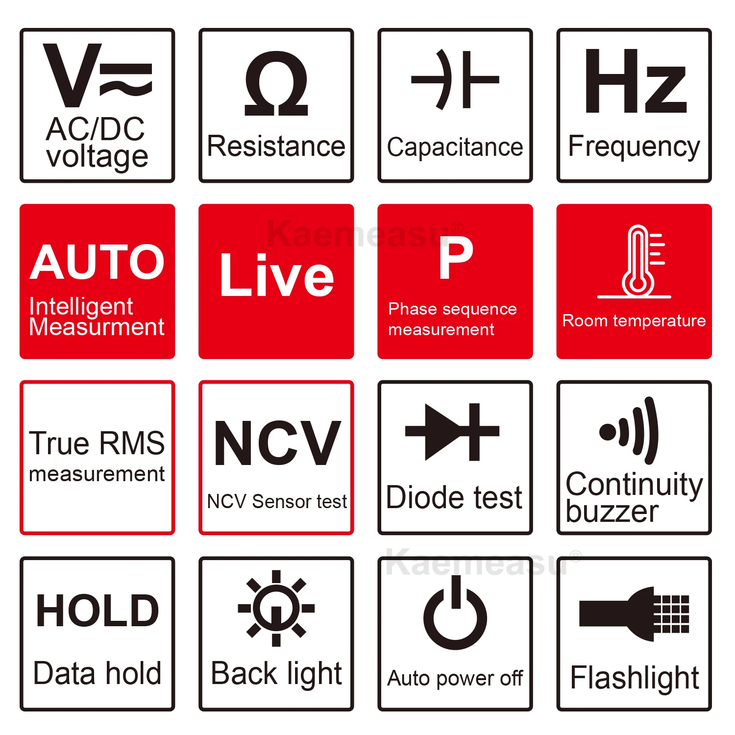 Электронный мини-мультиметр Kaemeasu в виде ручки ручной тестовый карандаш