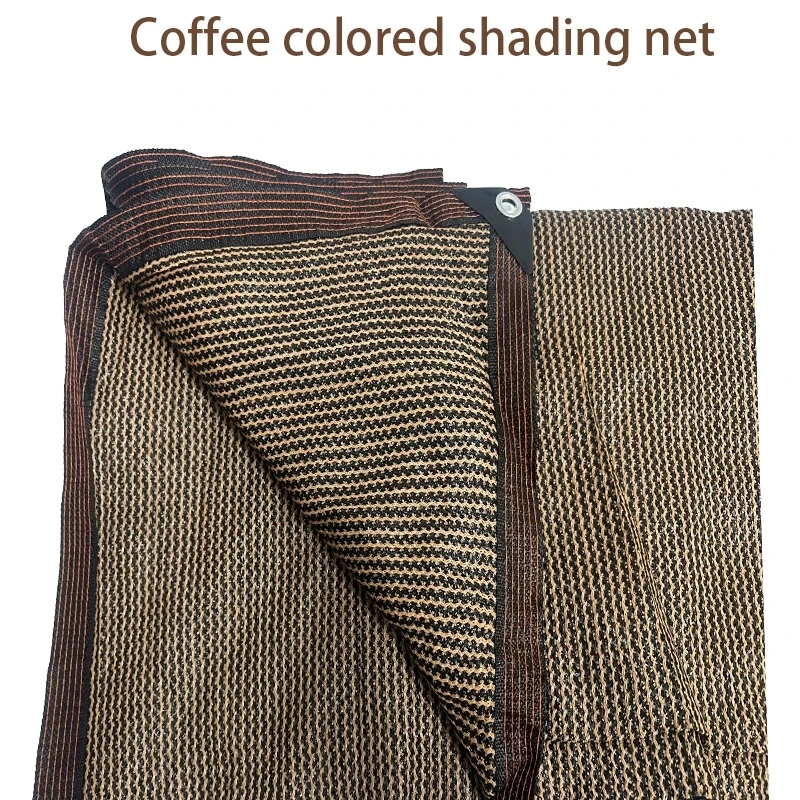 Коричневая Солнцезащитная Сетка С Защитой От Ультрафиолета Парус Из HDPE Материал