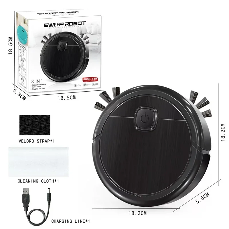 

Робот-пылесос Xiaomi, <500 Вт, беспроводной, сухая уборка, циклонный контейнер