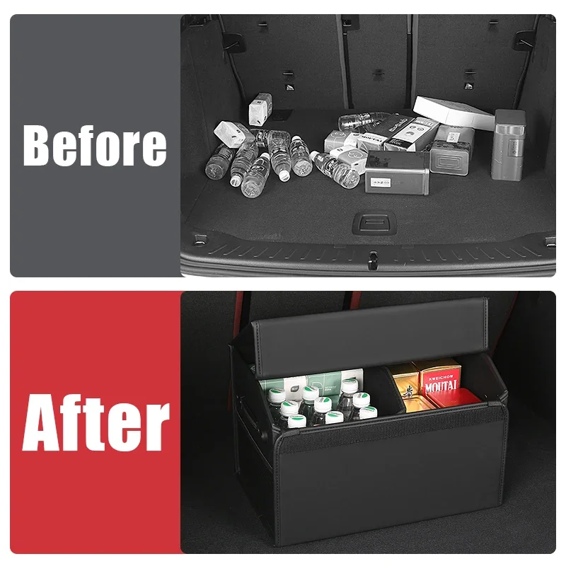 Автомобильный ящик для хранения в багажнике многофункциональный пакет большой