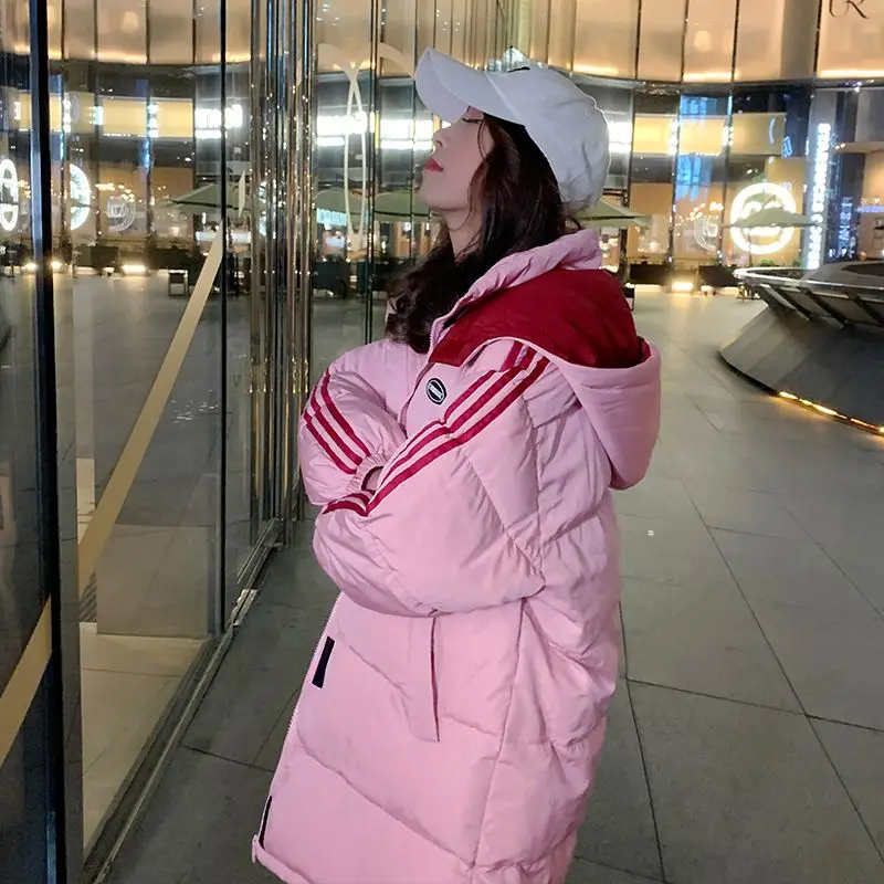 Winter Coat for Women Coats Parkas Jackets Hooded Cotton Padded Jacket Korean Fashion Warm Thickening Midi Coat New 2022
