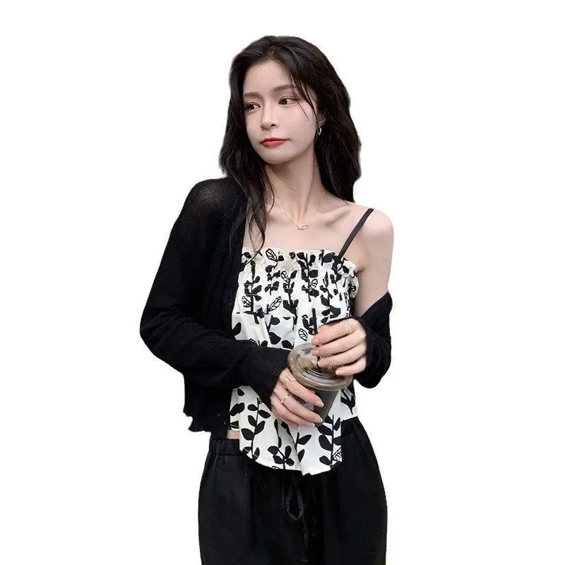 Майка во французском стиле разумный дизайн женская внутренняя верхняя одежда