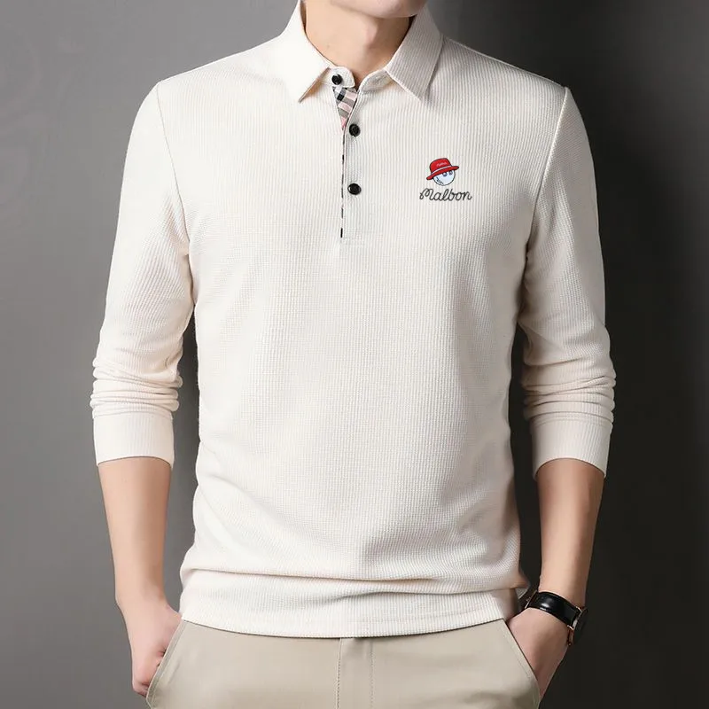 

2023 Golf Clothing Men Autumn/Spring Long Sleeves Golf Tops Golf Clothes Fashion Sport Men T-shirt Golf Wear Horse Golf Shirts