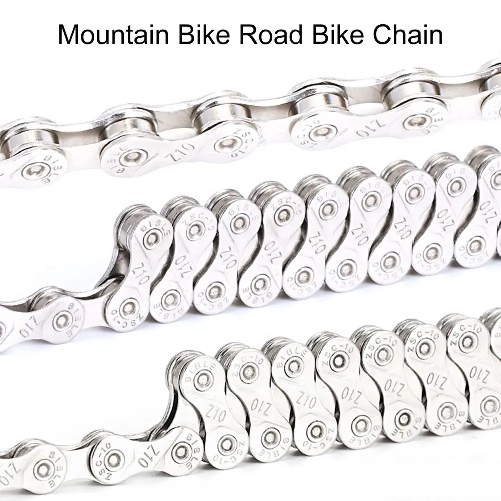 

Shiny Electroplated Chains Anti-corrosion Easy to Install Bike Chain Mountain Bike Chains for Bicycle Bicycle Chain Link