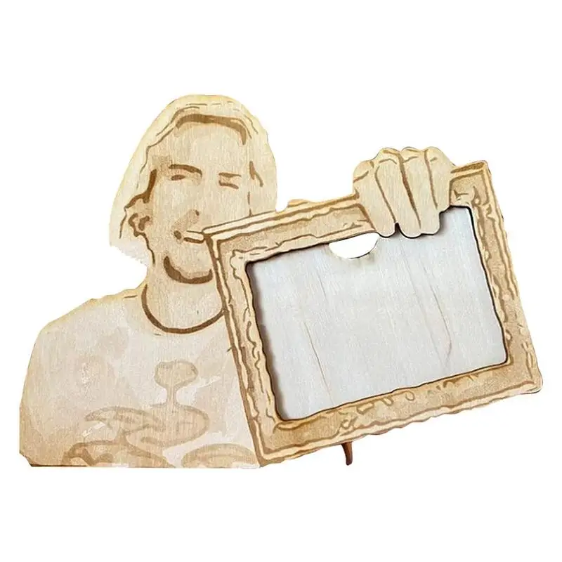 

Wooden Photograph Mini-Picture Frame Graph Mini Picture Frames Wooden Photo Frame Mini Picture Frames Home Office Decorations