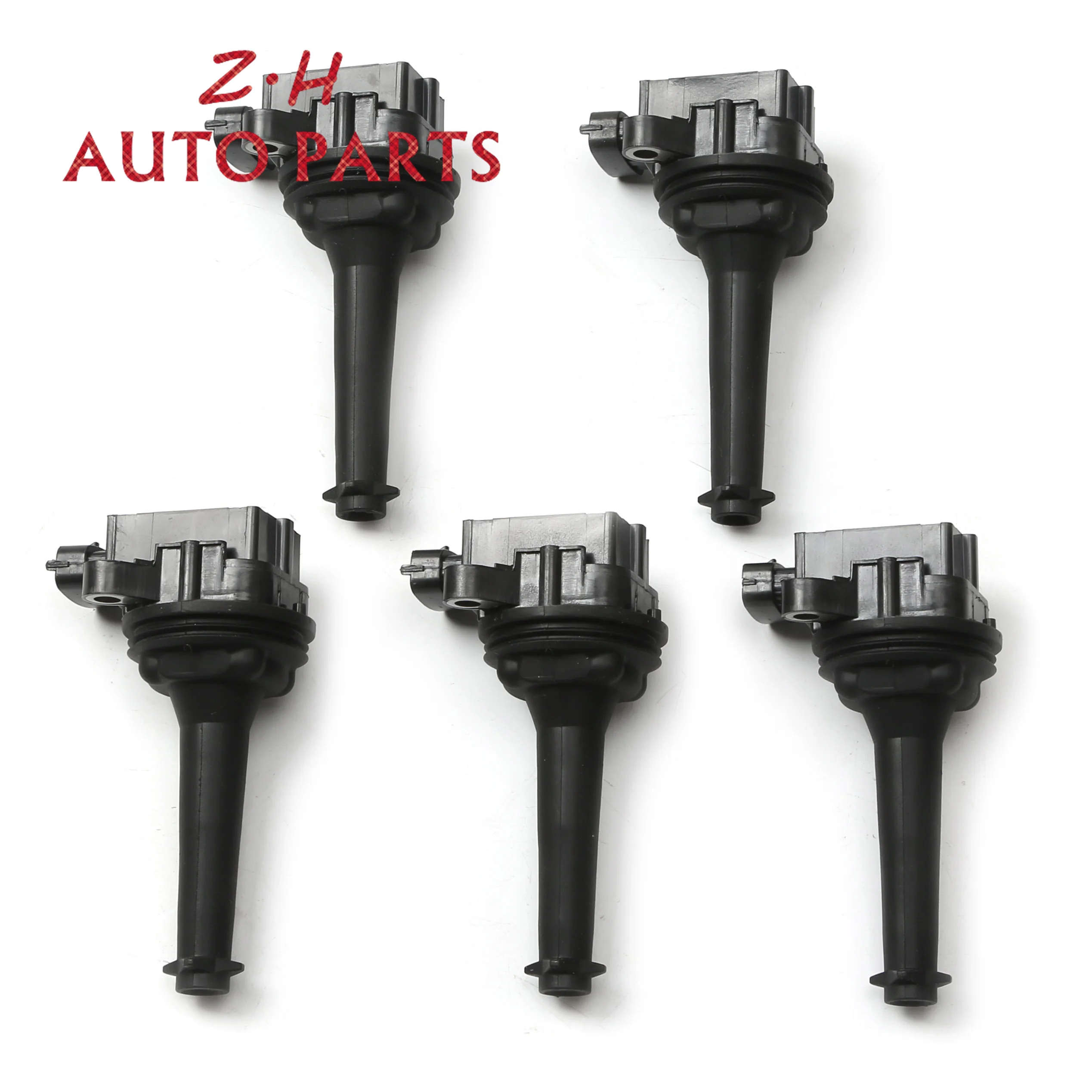 

New Ignition Coils 5pcs Set 4-pin For VOLVO C70 S60 2001-2004 2.4L S80 2.9L XC90 2004-2014 2.5T T5 B5254T2 0040102019 307134160