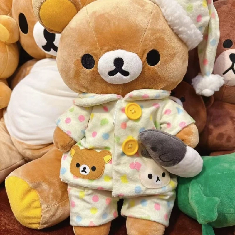 Rilakkuma пижамы плюшевые куклы мультяшные украшения для спальни периферийные