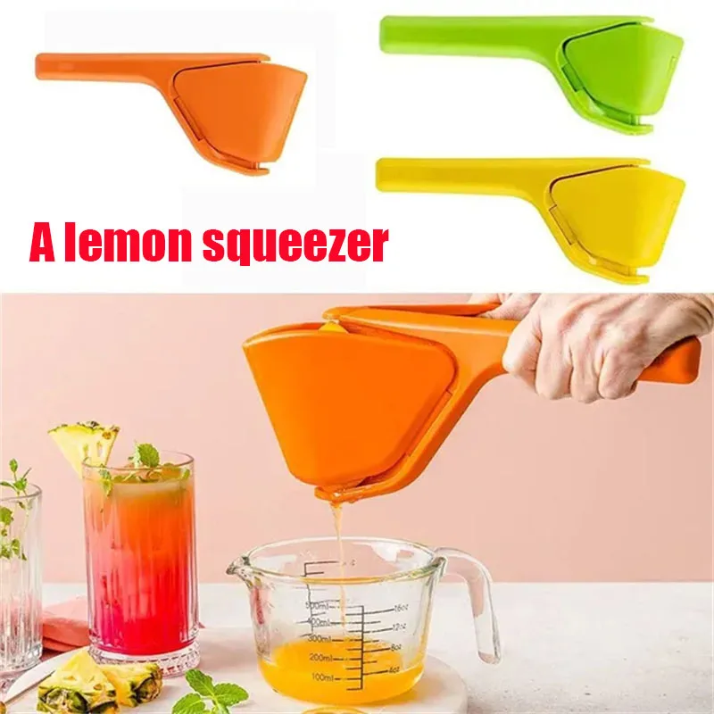 

Manual Juicer Fruit Blender Easy Squeeze Labor-Saving Foldable Home Lemon Squeezer Portable Camping Juicer Kitchen Accessories