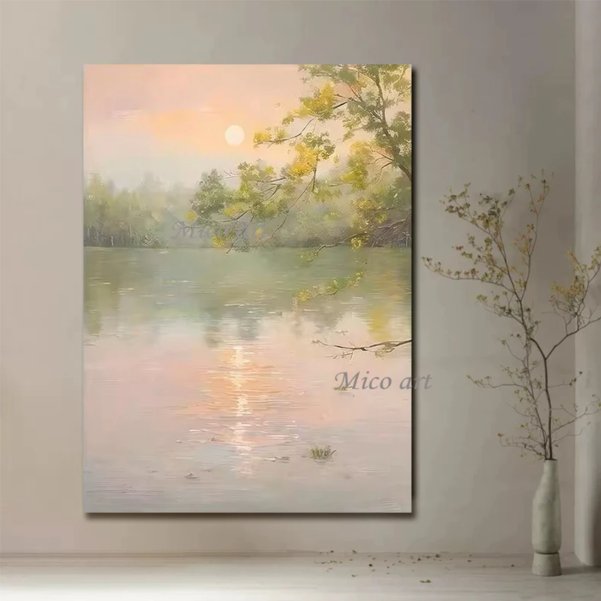 

Картина маслом "Восход солнца", импрессионизм