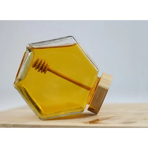 Linan Ware стеклянная банка для меда and Bottle Bamboo Bal с ложкой Cover 380ML | Дом и сад