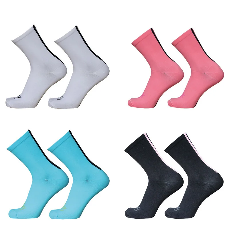 

New breathable bike cycling compression and socks sports Heel line socks calcetines ciclismo