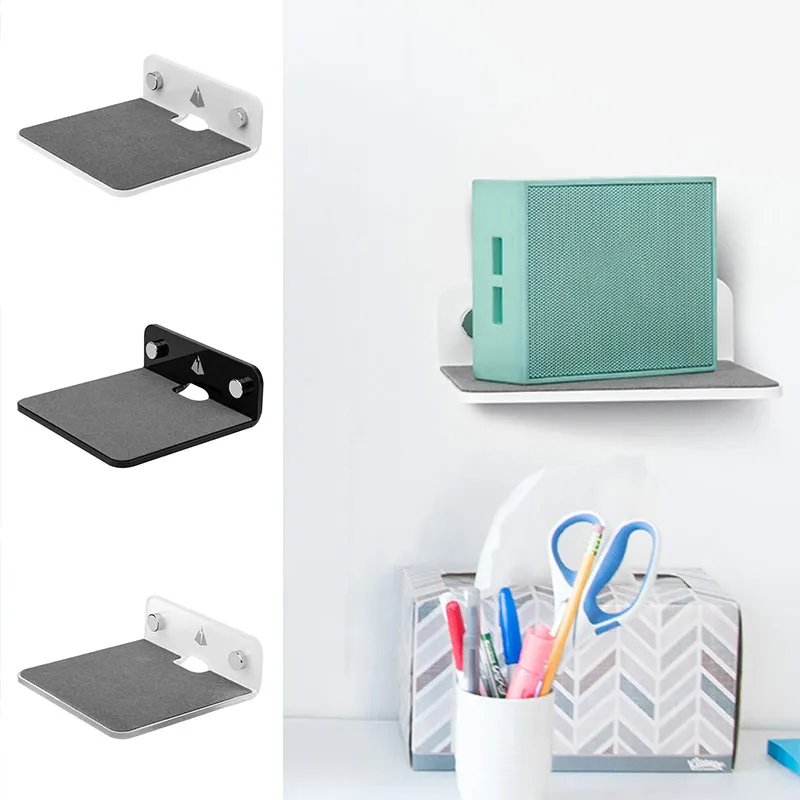 

Wall Mount Acrylic Stand Wall Display Shelf For Charging Rack Webcam Cell Phones Toy Shelf Fit Furniture Mount