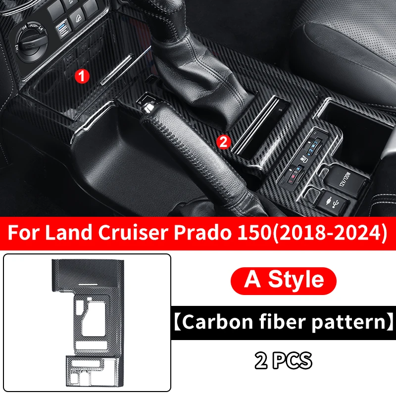 Для 2018-2022 Toyota Land Cruiser Prado 150, коробка передач, Центральная панель управления, защита шестерни LC150, модификация интерьера Аксессуары FJ150 2021 2020 2019